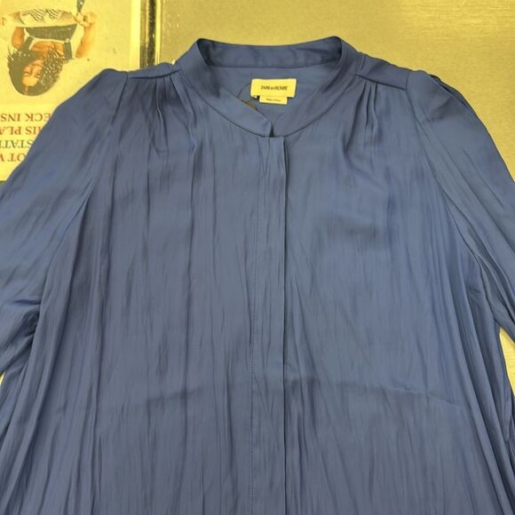 Zadig & Voltaire Royal Blue Blouse - Picture 3 of 11
